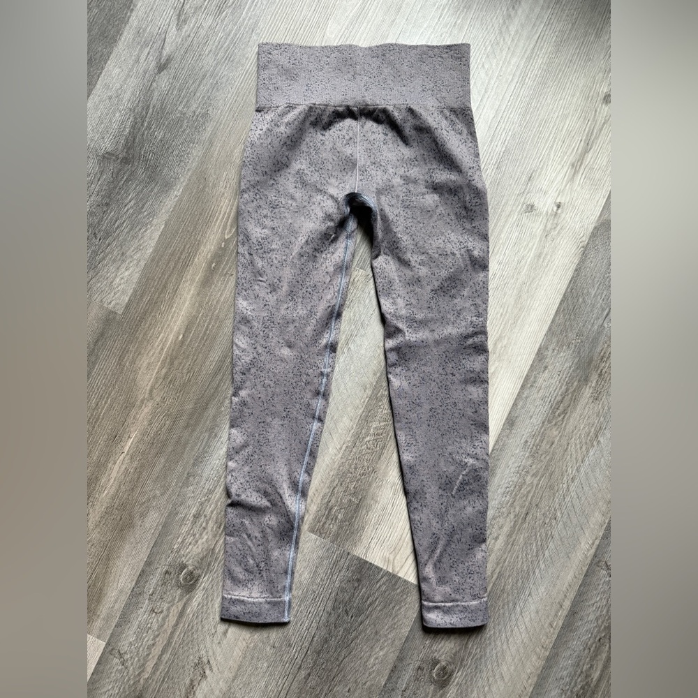 GymShark Adapt Fleck Leggings Gray Blue Small Workout Gym - Picture 6 of 12